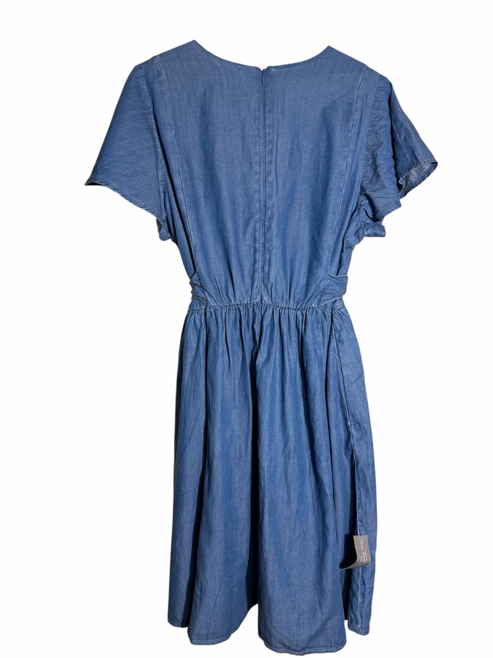 Lane Bryant Denim Wrap-Front Midi Dress - Picture 4 of 8